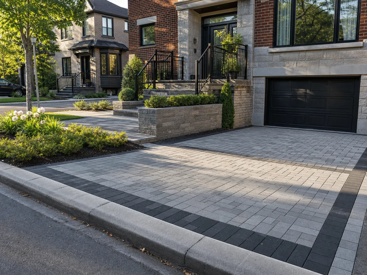 Pavé uni terminé à Montréal